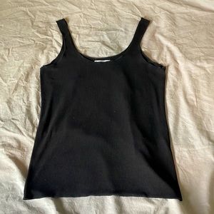 Zara black tank top S